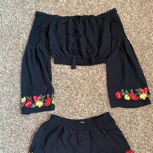 Pacsun 2 piece romper